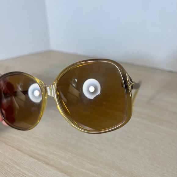 Vintage Bausch & Lomb Style 38 L9783 Sunglasses Brown Translucent Frames B&L